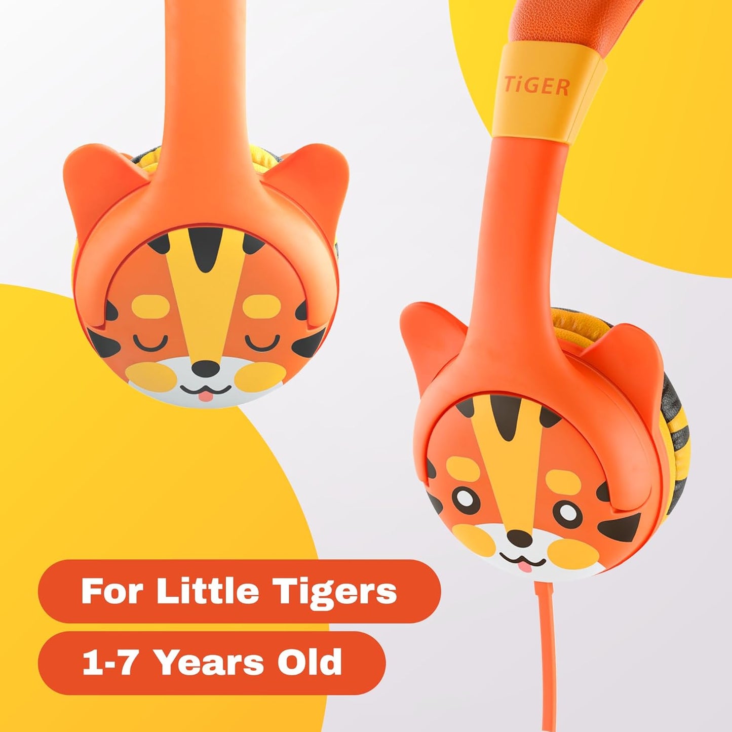 Toddler Headphones for 1 + Year Old — 85Db Volume Limited Baby Headphones for Toddlers 1-3, Infant Headphones, Wired Child Headphones for Airplane Travel, Toddler Headphones for 2 Year Old